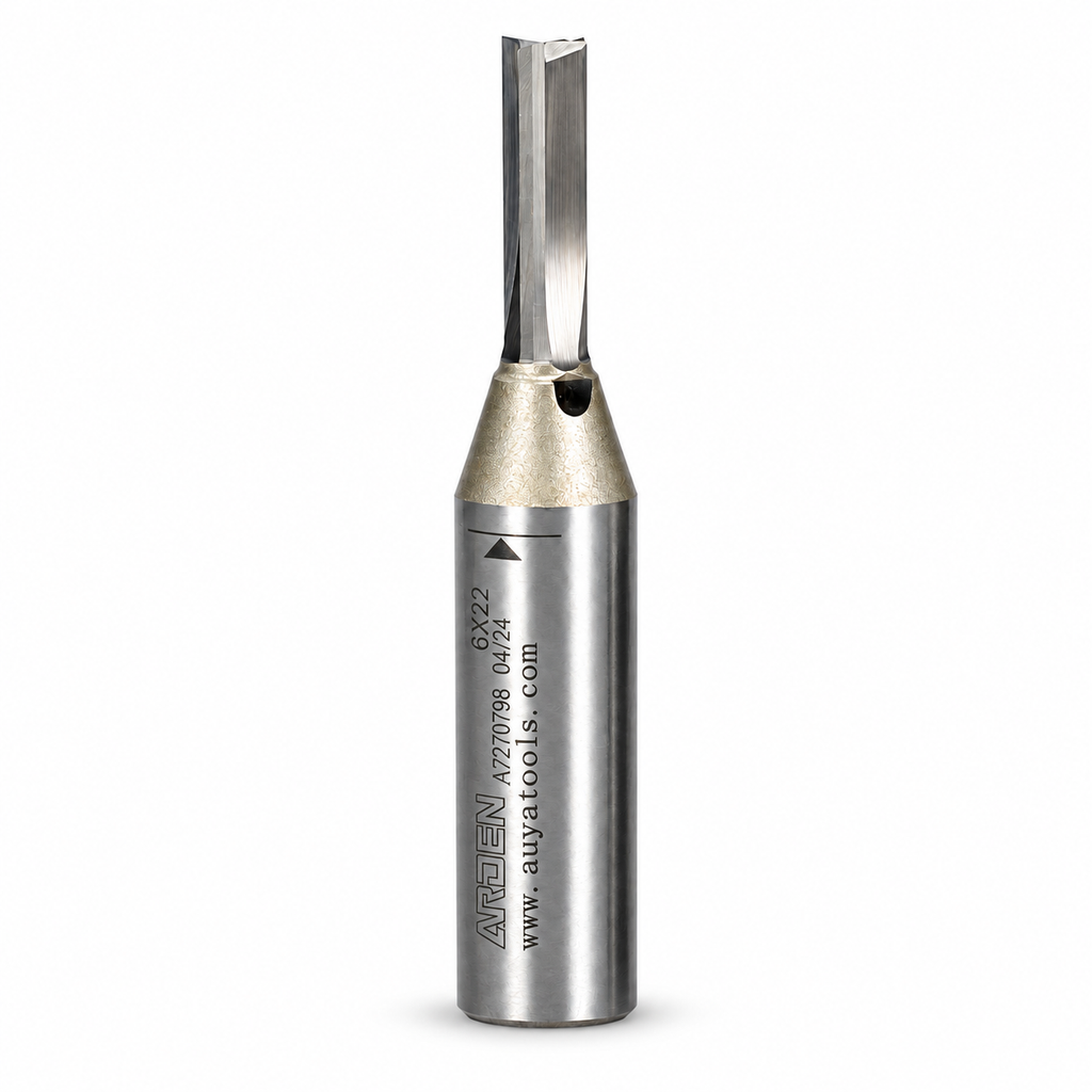 ARDEN 6x22 mm 3 ağızlı düz Turbo CNC kesim bıçağı